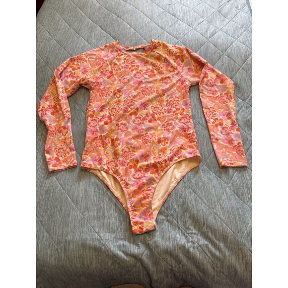 NWT Rusty long sleeve one piece bathing suit.  Size 14/XL - Picture 1 of 4